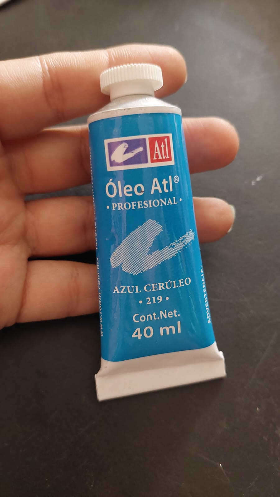 azul ceruleo - oleo atl.