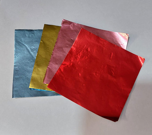 paq. aluminios de colores 10pz