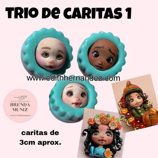 Trio de caritas 1