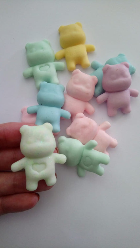 6 pandas colore pastel